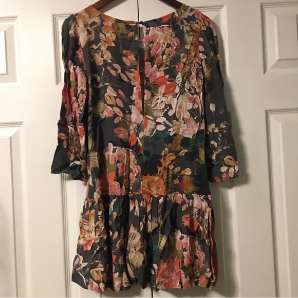 Anthropologie Meadow Rue Floral Minutiae Dropwaist Dress - Picture 5 of 16